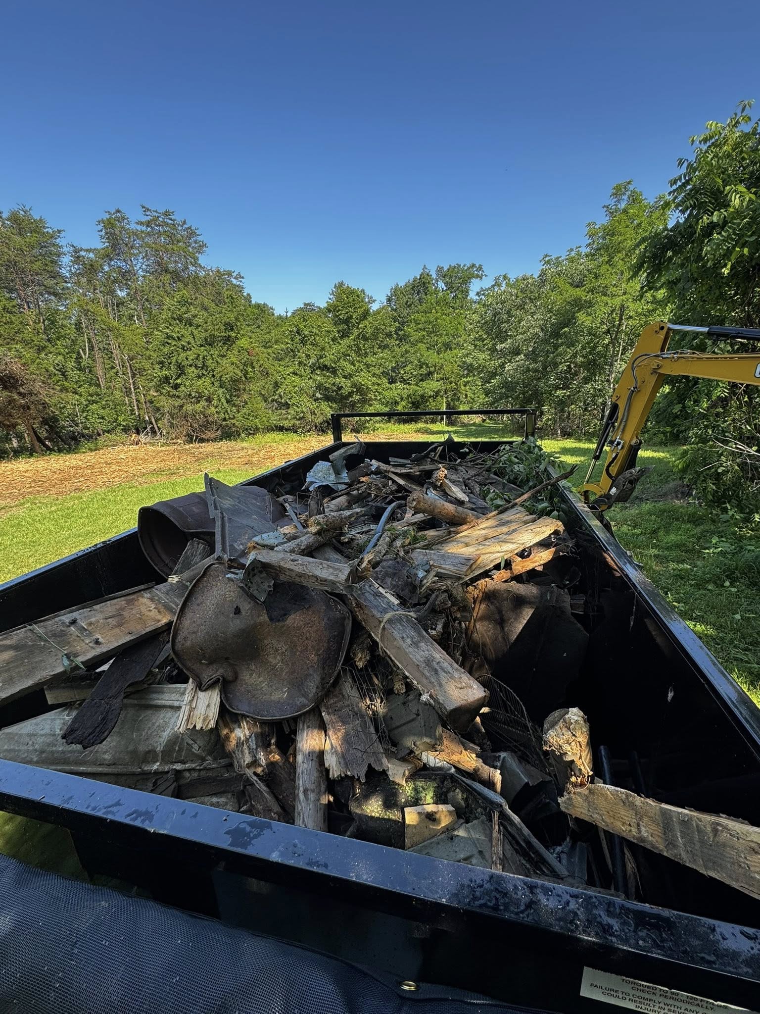 Material hauling services by Big Jays Earthworks in Roanoke VA